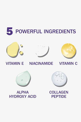 Olay Super Serum on bathroom vanity demonstrating daily routine use