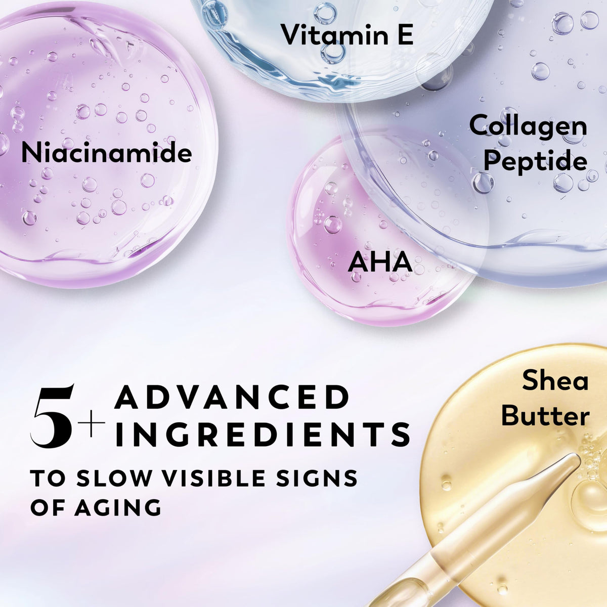 Olay pump dispensing cream onto hand for easy application and controlled use