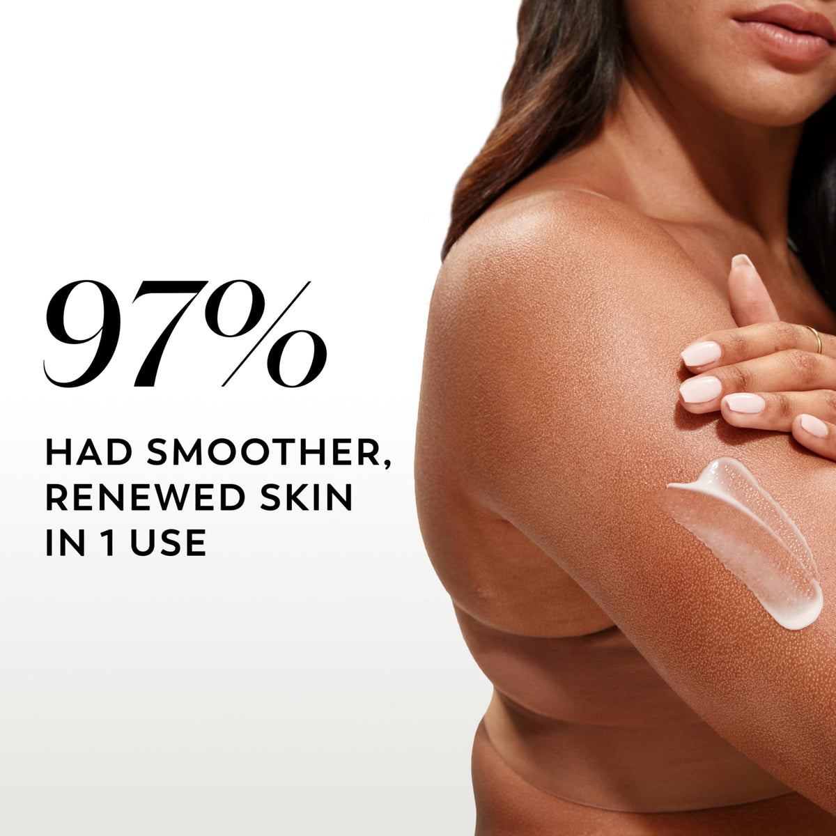 Olay texture close-up demonstrating lightweight absorbent cream benefit