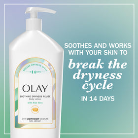 Olay lotion swatch close-up showing smooth texture and fast absorption