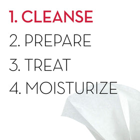 Olay three-pack stacked to illustrate travel-ready convenience and value