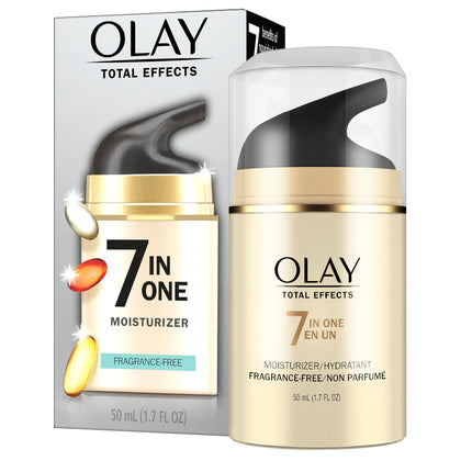 Olay Total Effects front jar showing packaging and easy recognition benefits