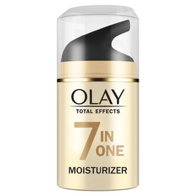 Olay Total Effects front jar showing product and brand, highlighting daily hydration