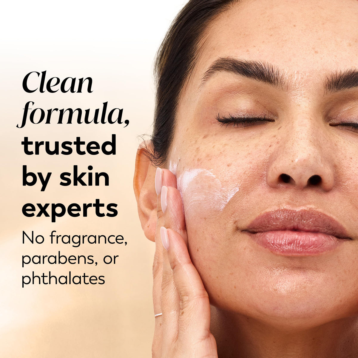 Olay Total Effects on bathroom vanity staged with daily skincare for routine simplicity