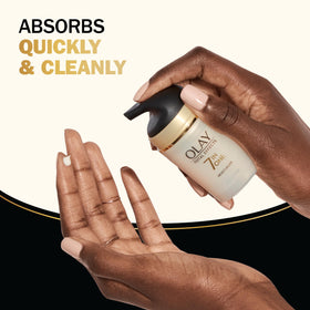 Olay Total Effects on bathroom vanity, suggesting convenient daily use