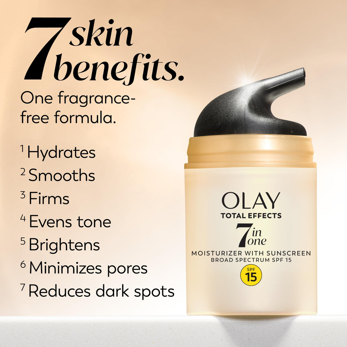 Olay Total Effects ingredients list photo showing VitaNiacin Complex and vitamins
