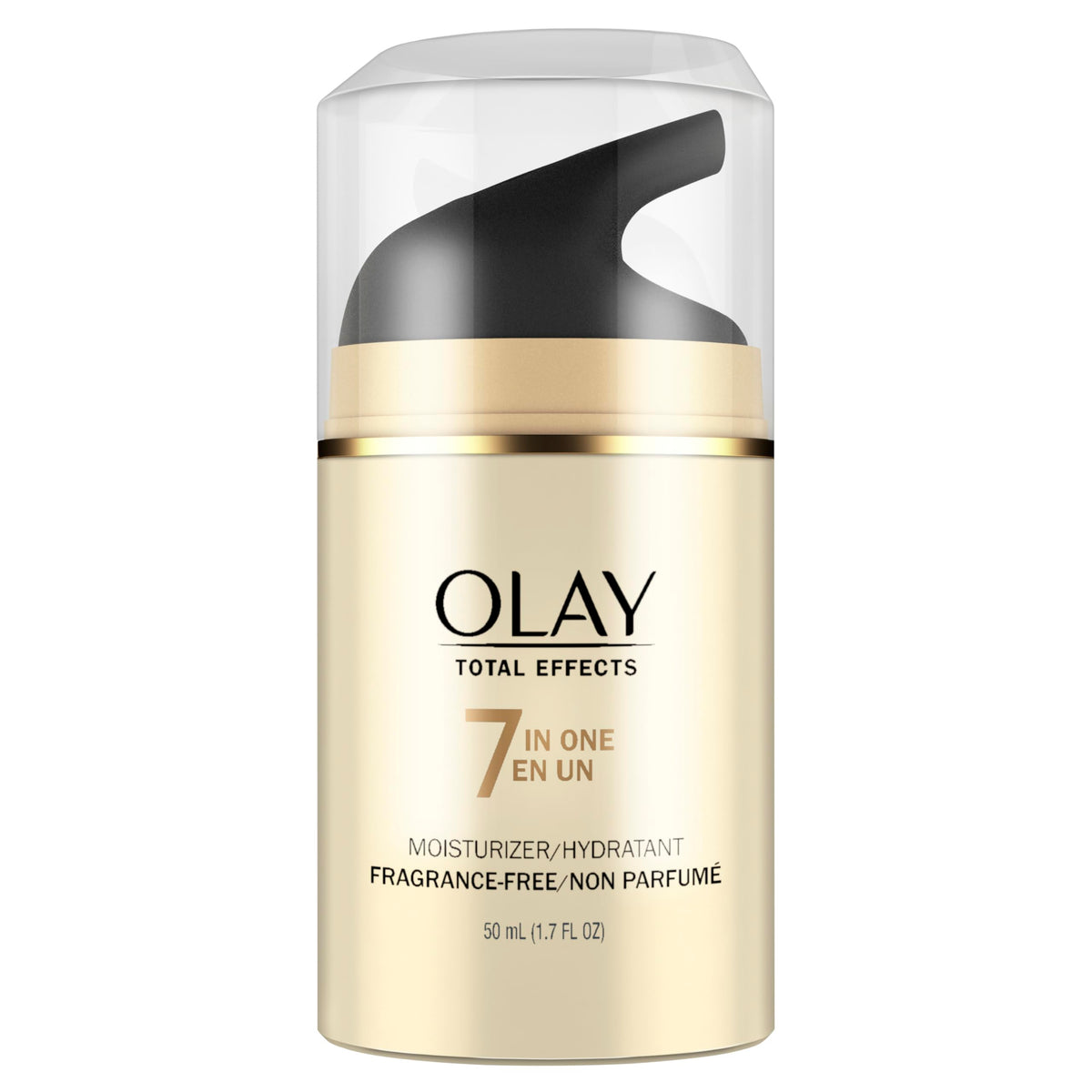 Olay jar on bathroom counter in evening scene showing nightly routine benefit