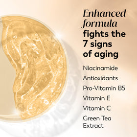 Olay Total Effects side profile of the jar showing fragrance-free and non-greasy claim