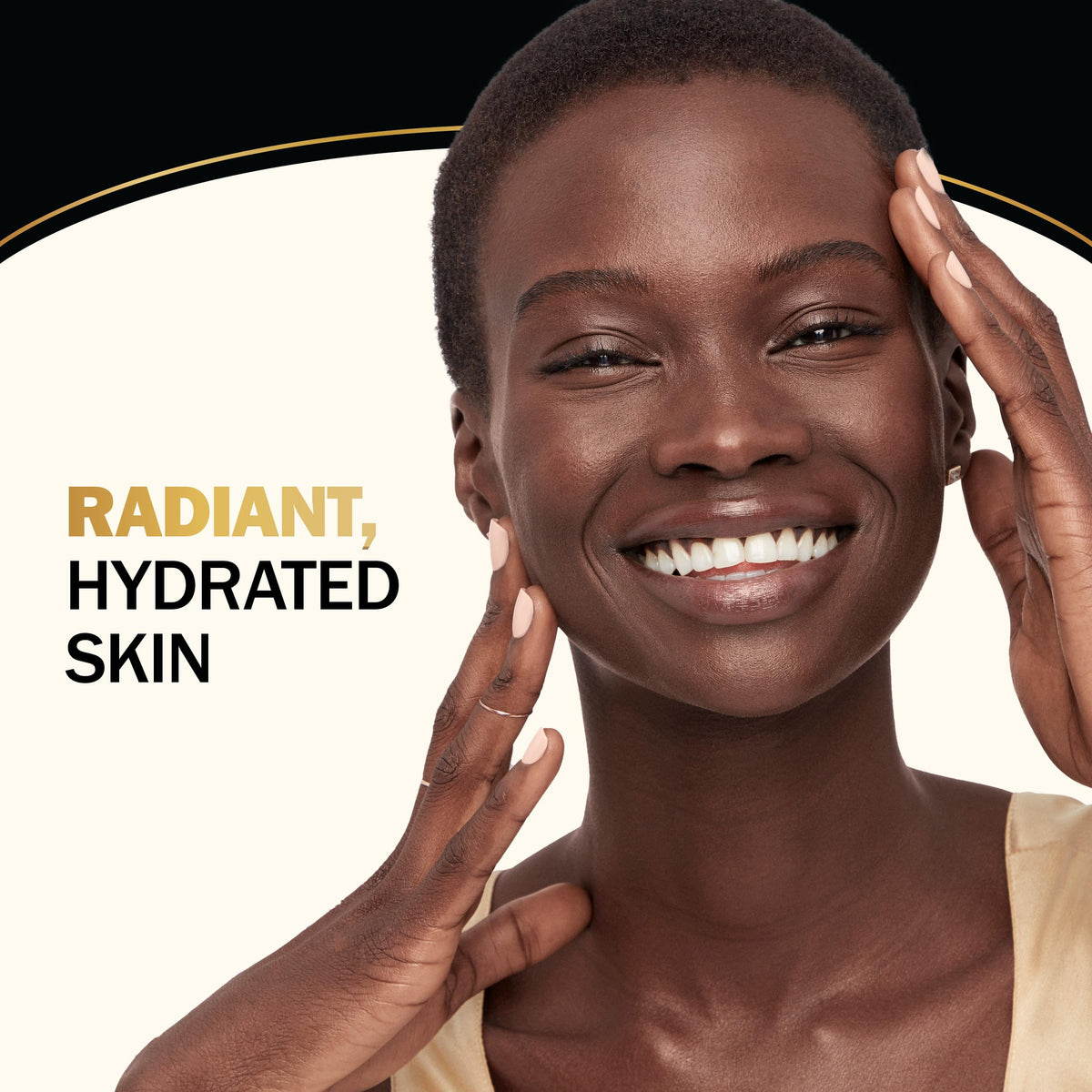 Olay Total Effects beside common items to show 1.7 fl oz size and portability