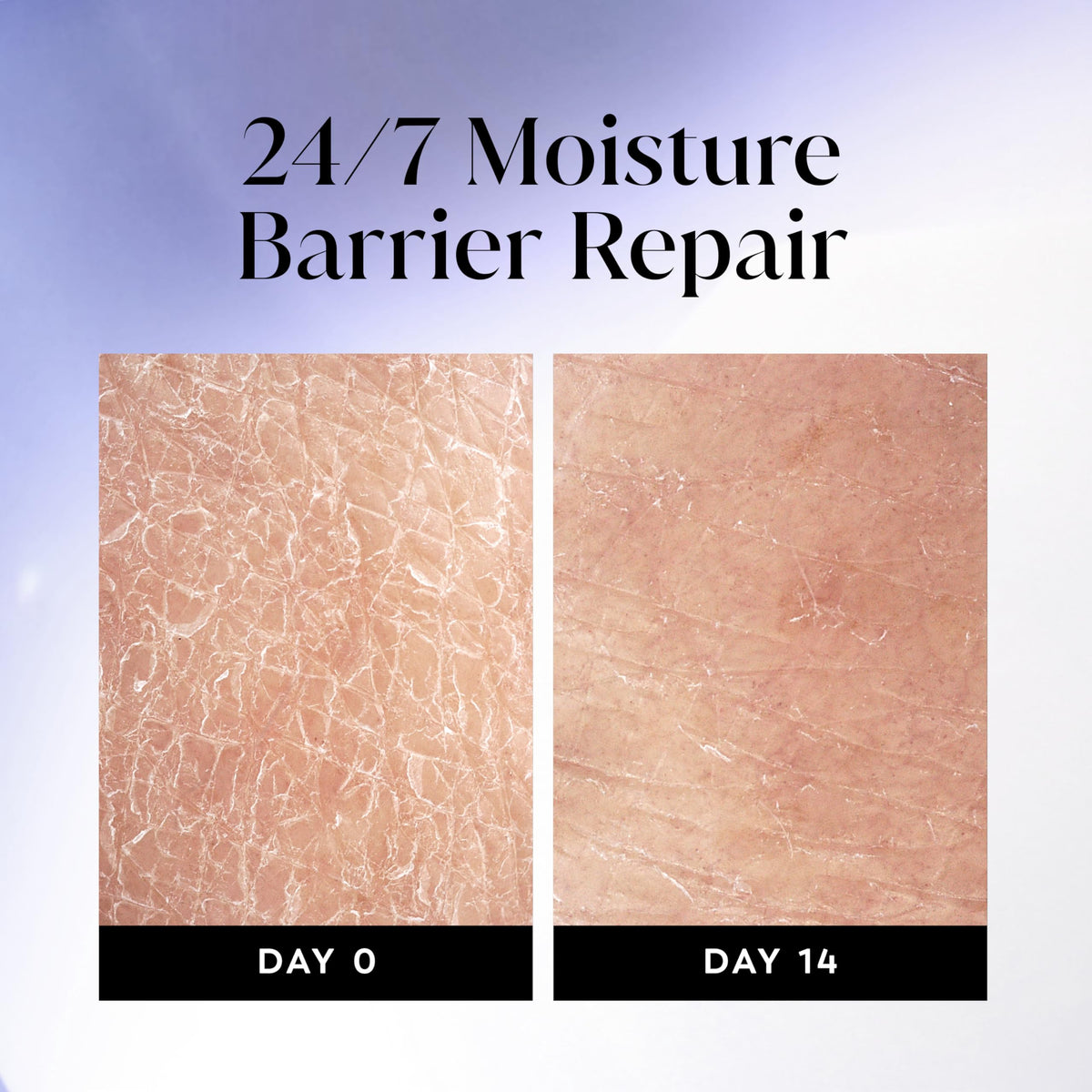 Olay label close-up listing Vitamin B3 and hyaluronic blend benefits