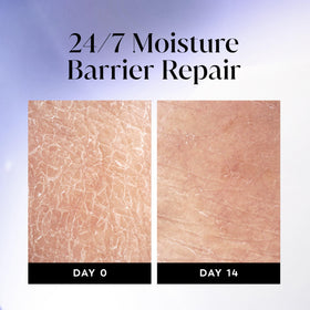 Olay label close-up listing Vitamin B3 and hyaluronic blend benefits