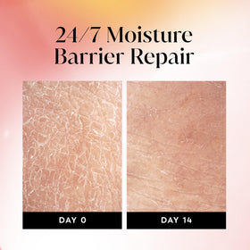 Olay body wash next to lotion showing full routine for longer hydration