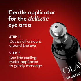 Olay product with pouch and box emphasizing giftable packaging benefit