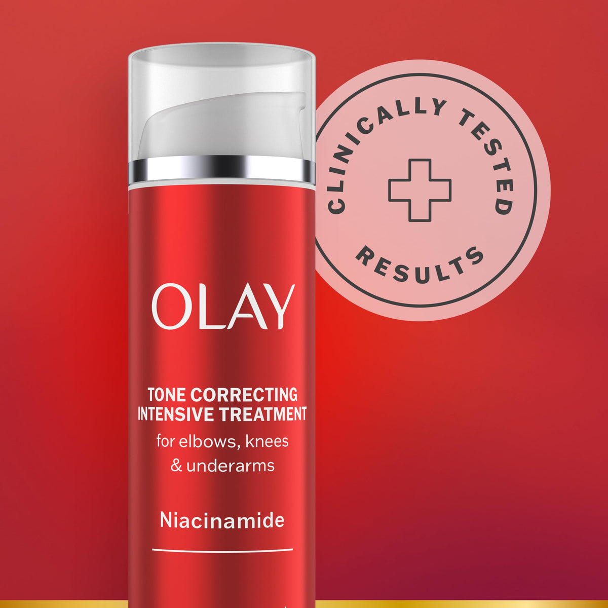 Olay applied to underarm area with deodorant to show layered daily use benefit