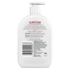 Olay user applying cleanser showing refreshed skin and easy rinsing
