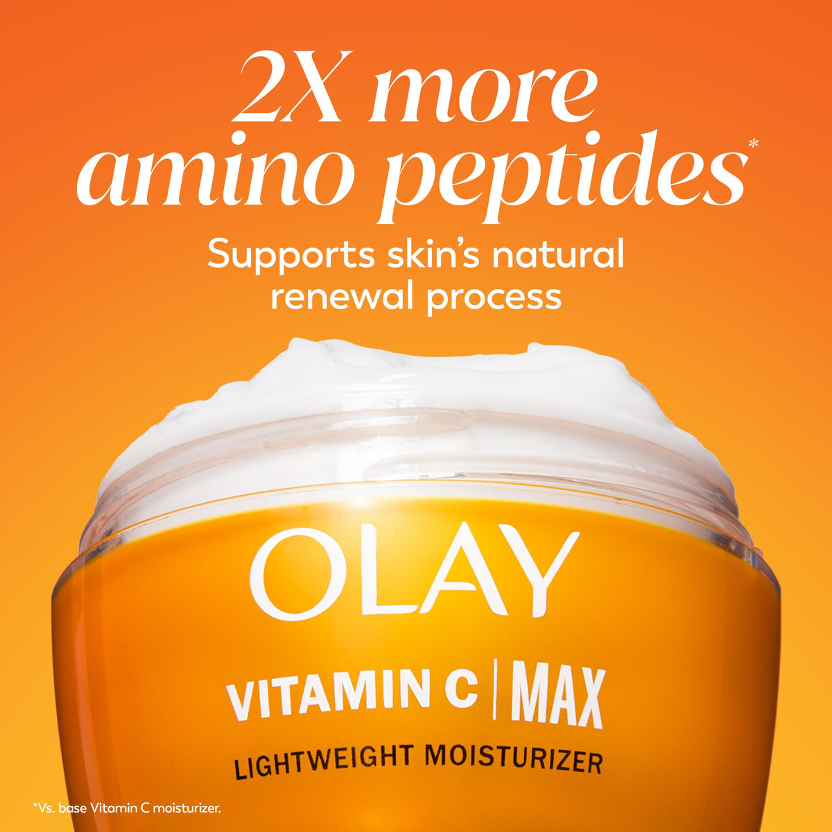 Olay product on bathroom counter in morning routine setting