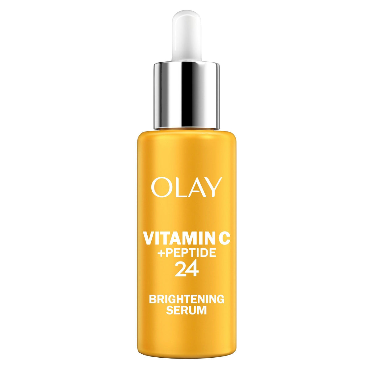 Olay front bottle showing branding and product for quick recognition and confidence