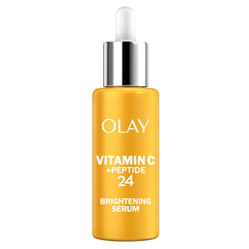 Olay front bottle showing branding and product for quick recognition and confidence