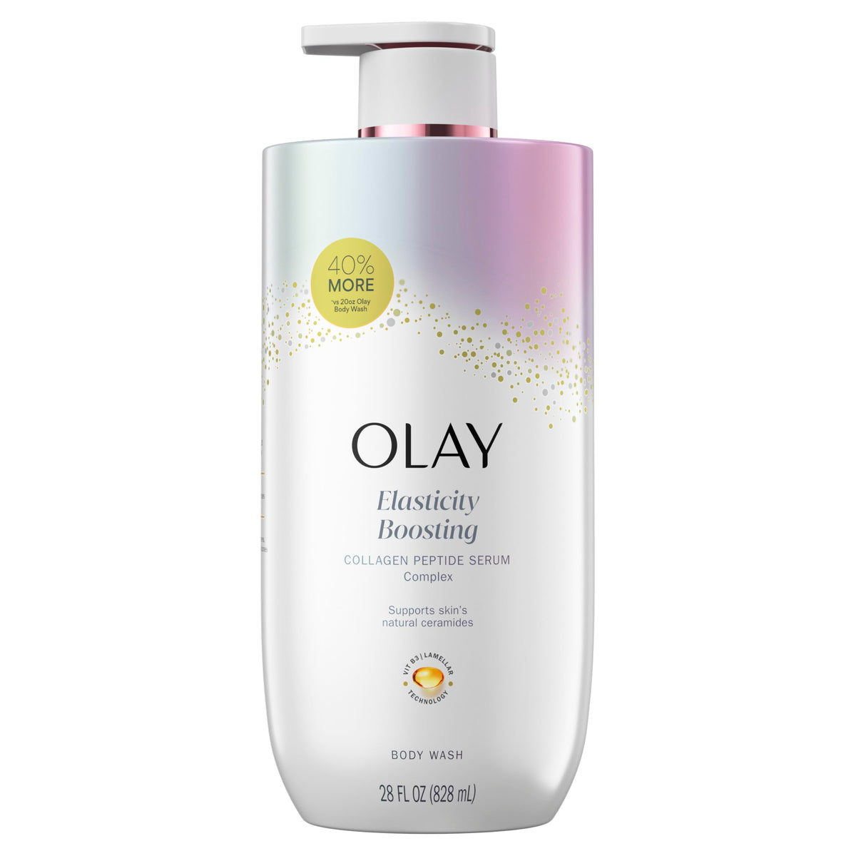 Olay in bathroom setting showing daily-use lifestyle benefit