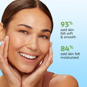 Olay wipe fiber detail emphasizing soft polishers for less irritation