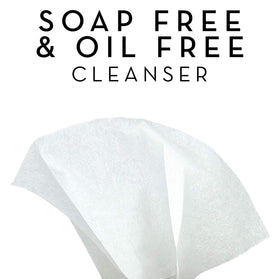 Olay wipe in hand demonstrating easy single-step cleanse benefit