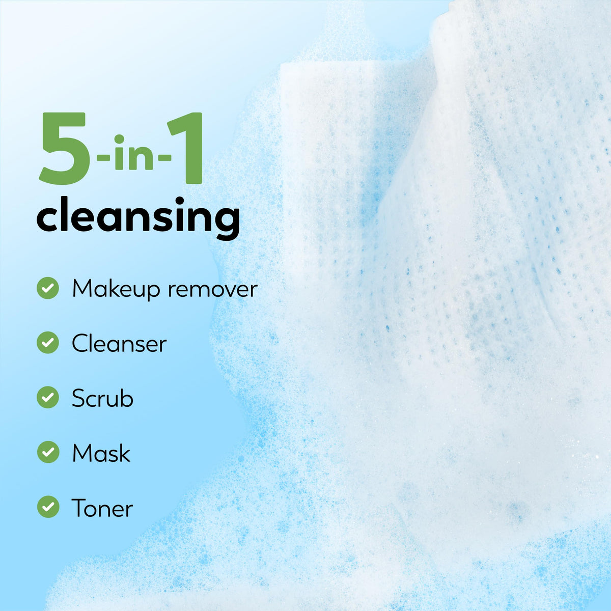 Olay wipe removing eye makeup demonstrating gentle, effective makeup removal
