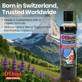 Foot soak basin with Olbas solution easing tired feet and muscles
