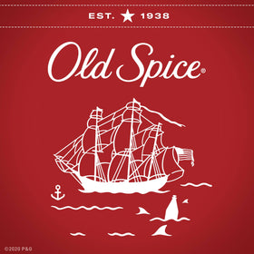 Old Spice on bathroom shelf in lifestyle scene for everyday grooming
