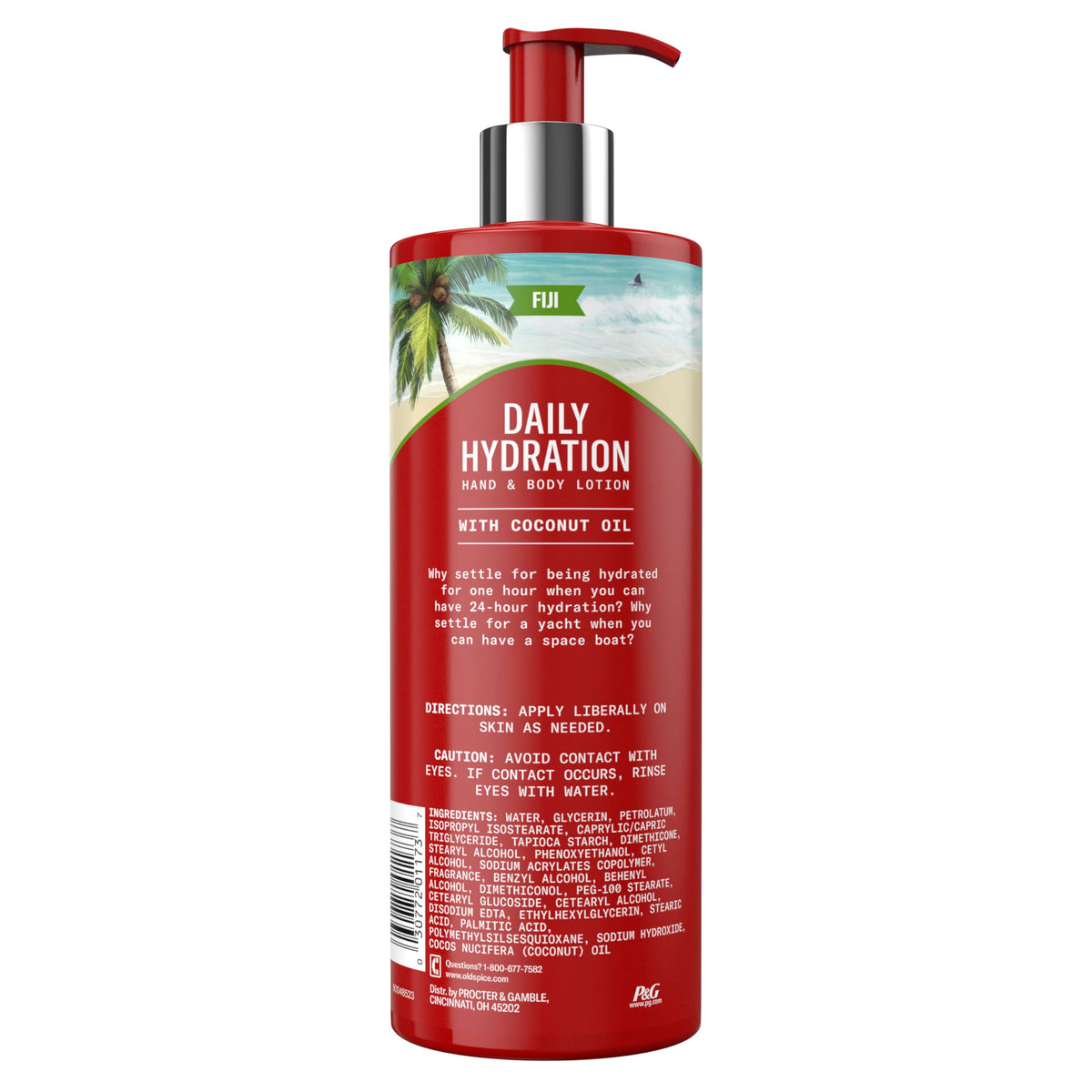 Old Spice four bottles in bathroom setting offering consistent daily hydration