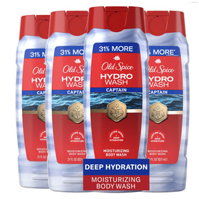 Old Spice Captain front packaging showing bold label and scent benefit