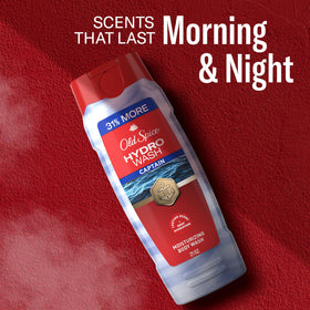 Old Spice Captain in gym bag showing travel-ready hydration and scent