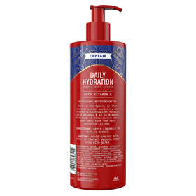 Old Spice ingredient label close-up showing vitamin E for conditioning benefit