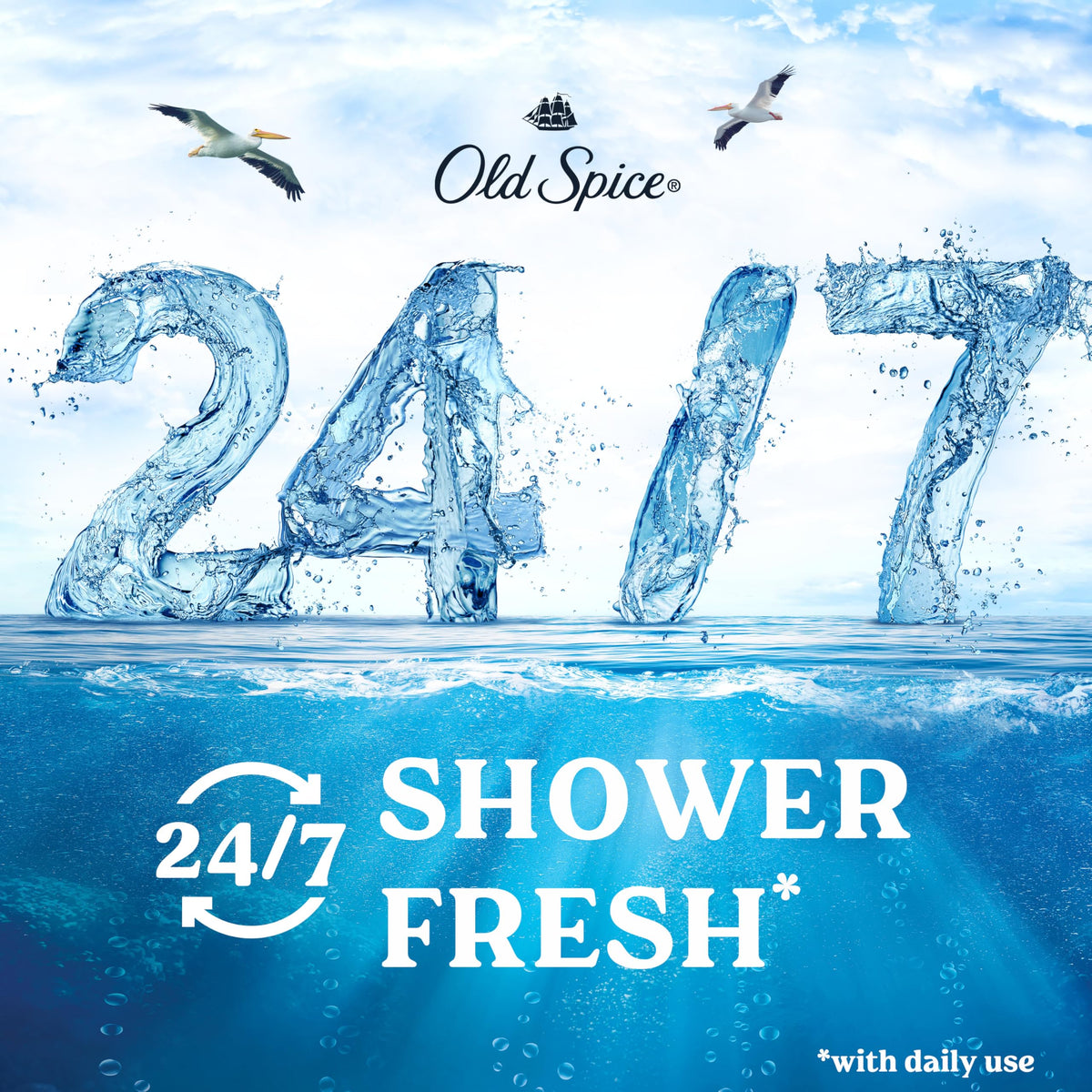 old spice rich lather close-up showing texture that lifts dirt for cleaner skin