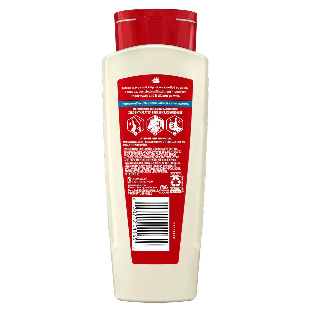 Old Spice Deep Sea lifestyle on bathroom shelf suggesting routine-ready placement