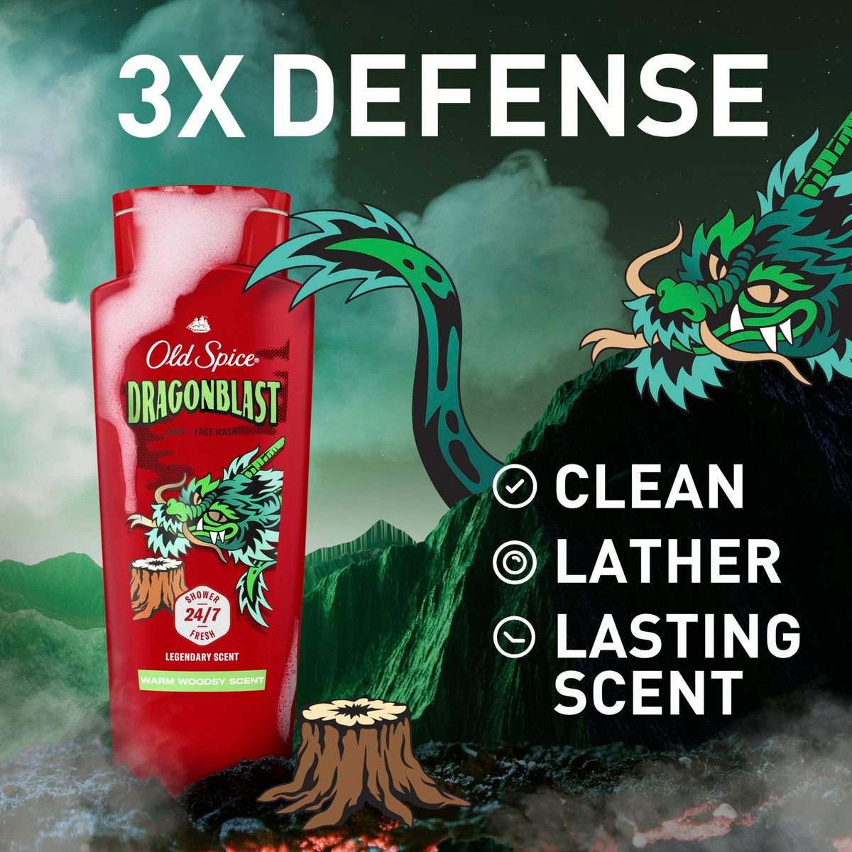 old spice lather texture foamy suds demonstrating deep-cleaning performance