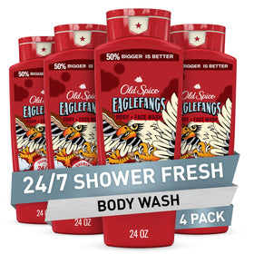 Old Spice Eaglefangs front packaging showing bold label and scent benefit