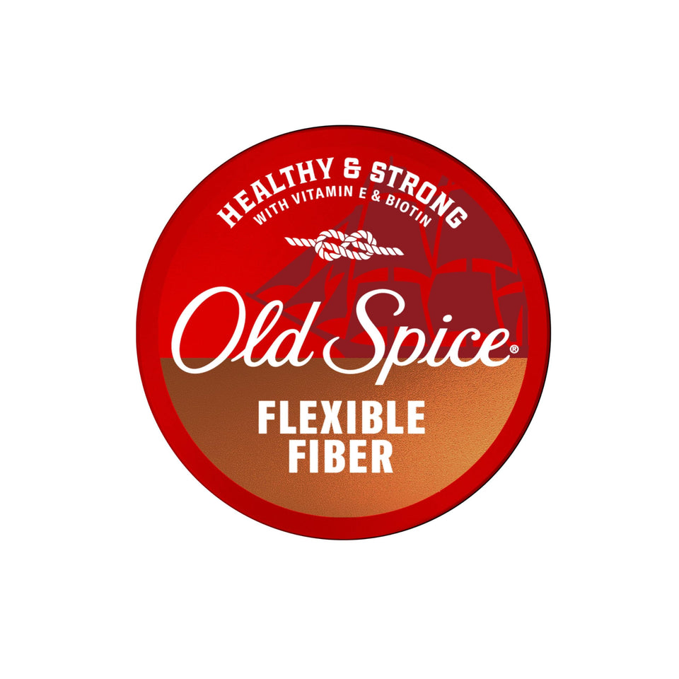 Old Spice Flexible Fiber front packaging showing jar and branding for easy recognition