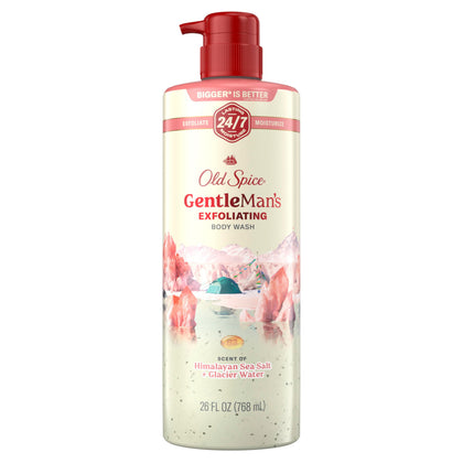 Old Spice GentleMan's front packaging showing label and volume benefit