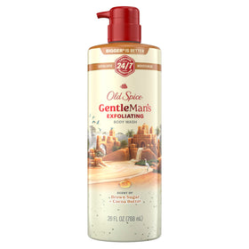 Old Spice front label showing product name and scent benefits