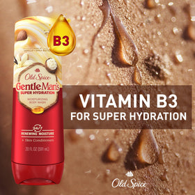 Old Spice in-shower use demonstrating effective cleansing and moisture