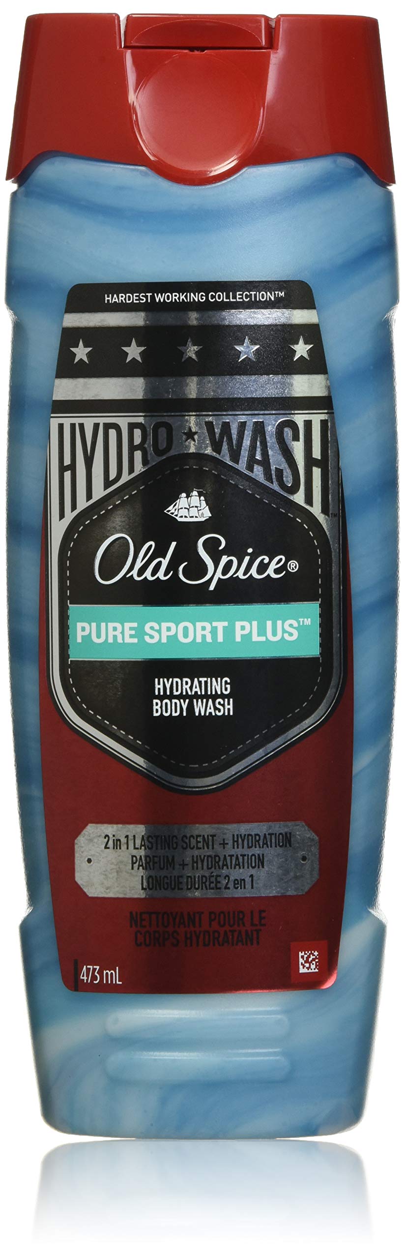 Old Spice Hydro Wash front packaging showing bottle and label for confident clean