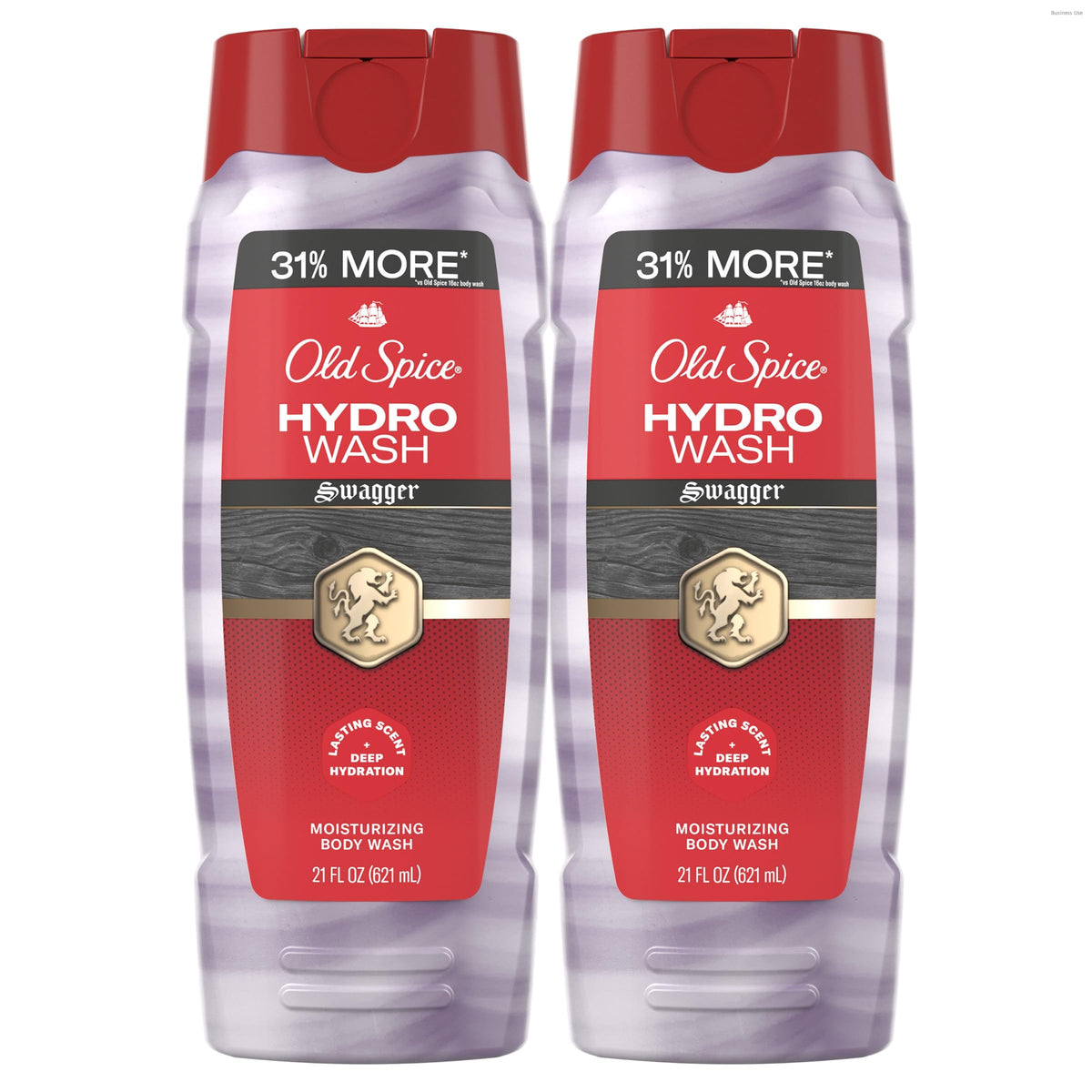 Old Spice bottle front packaging showing bold Swagger scent and clean look