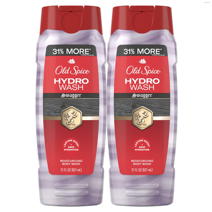 Old Spice bottle front packaging showing bold Swagger scent and clean look