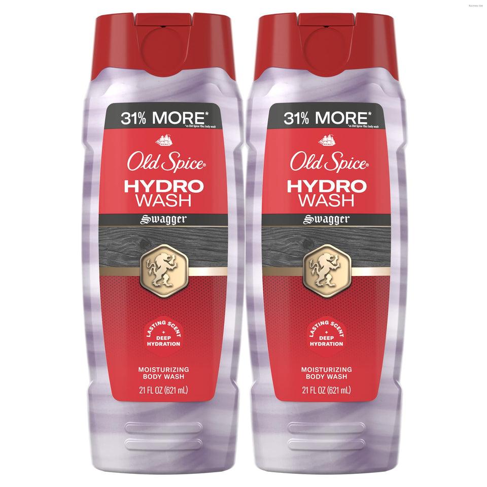 Old Spice bottle front packaging showing bold Swagger scent and clean look