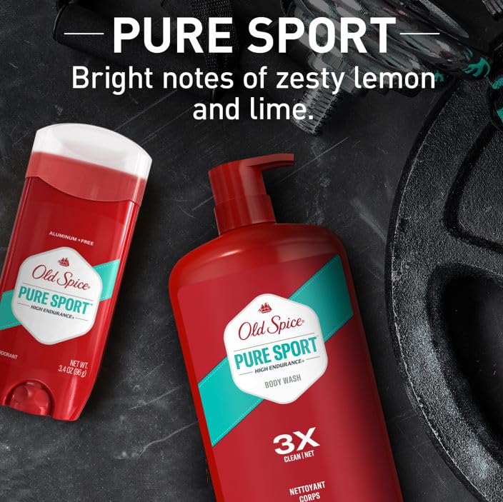 Old Spice Hydro Wash lifestyle athlete after shower showing fresh scent and confidence