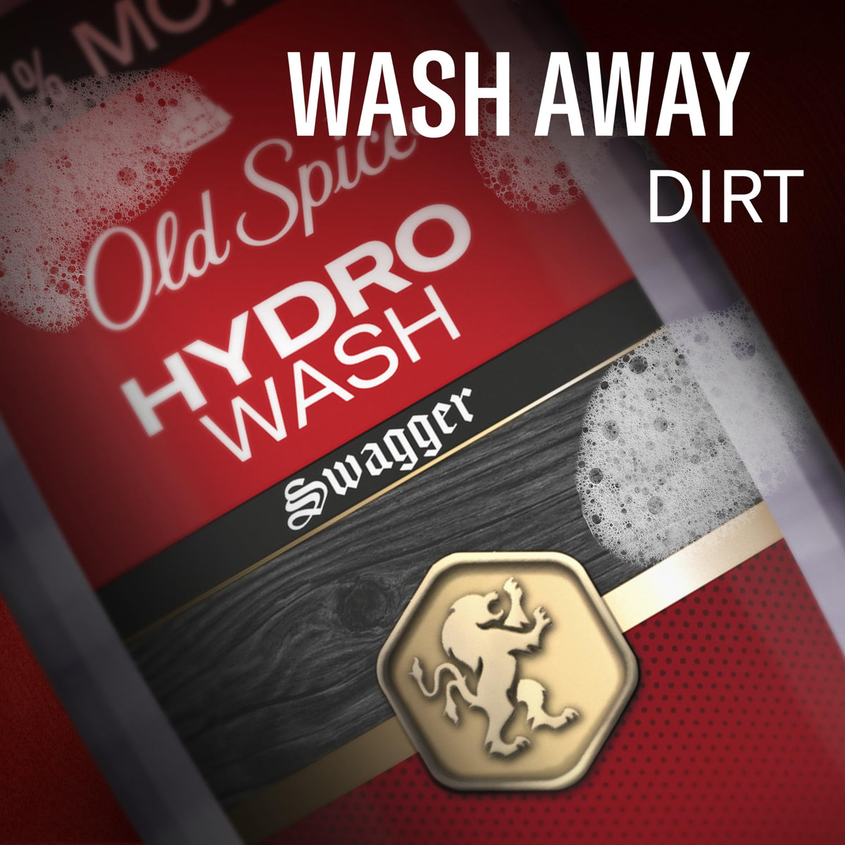 Old Spice Swagger scent visual with cedarwood motif conveying masculine fragrance