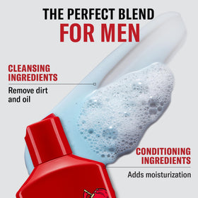 Old Spice Krakengard bottle in shower showing durable, water-resistant packaging