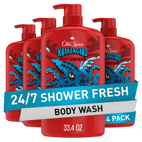 Old Spice Krakengard front packaging showing bold label and deep ocean scent benefit