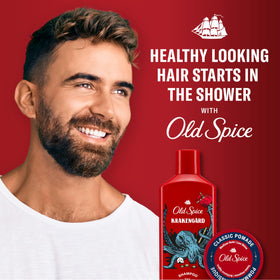 Old Spice Krakengard six-pack stacked illustrating bulk value and convenience