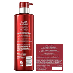 Old Spice lifestyle styled hair after use demonstrating fuller, natural looking volume